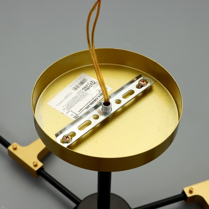 Люстра 2427/6 E27 40 Вт черно-бронзовый 61×61×25.5 см BayerLux