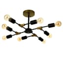 Люстра 2427// E27 40 Вт черно-бронзовый 61×61×25.5 см BayerLux