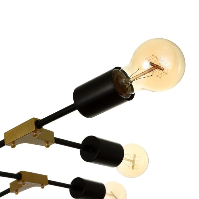 Люстра 2427// E27 40 Вт черно-бронзовый 61×61×25.5 см BayerLux