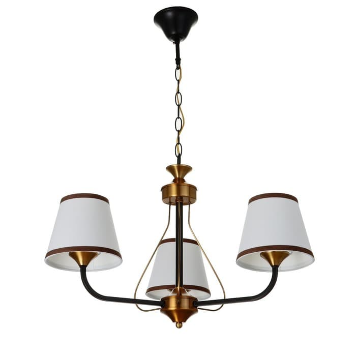 Люстра 2428/3 E27 40 Вт черно-бронзовый 59.5×59.5×28 см BayerLux