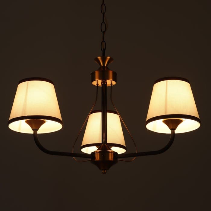 Люстра 2428/3 E27 40 Вт черно-бронзовый 59.5×59.5×28 см BayerLux