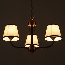 Люстра 2428/3 E27 40 Вт черно-бронзовый 59.5×59.5×28 см BayerLux