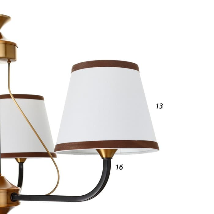 Люстра 2428/3 E27 40 Вт черно-бронзовый 59.5×59.5×28 см BayerLux