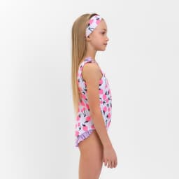 Купальник для девочки слитный MINAKU с повязкой, рост 110-116 см