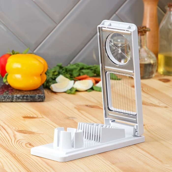 Яйцерезка Magistro Vegan pro, 2 режима, 21×8.5×5 см, белая