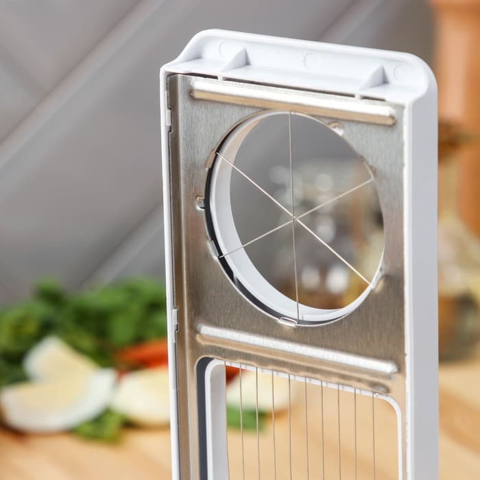 Яйцерезка Magistro Vegan pro, 2 режима, 21×8.5×5 см, белая