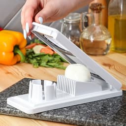 Яйцерезка Magistro Vegan pro, 2 режима, 21×8.5×5 см, белая