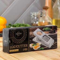 Яйцерезка Magistro Vegan pro, 2 режима, 21×8.5×5 см, белая