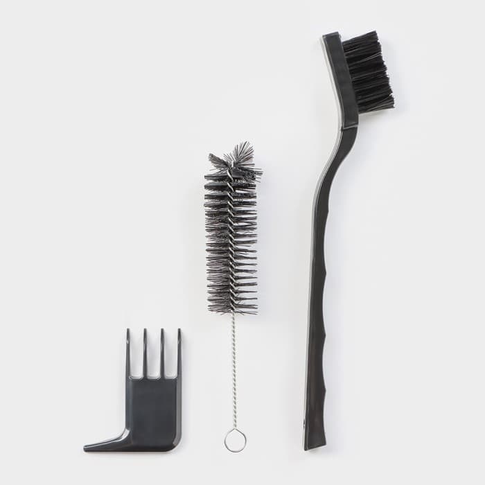 Овощерезка универсальная Magistro Vegan pro, 7 насадок, овощечистка, контейнер, чёрно-белая