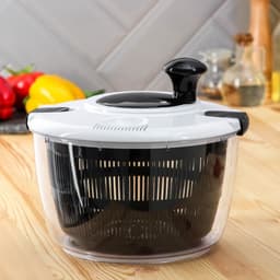 Центрифуга для сушки зелени Magistro Vegan pro, 5 л, пластик, чёрная, белая