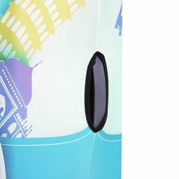 Чехол на чемодан M, цвет бирюзовый