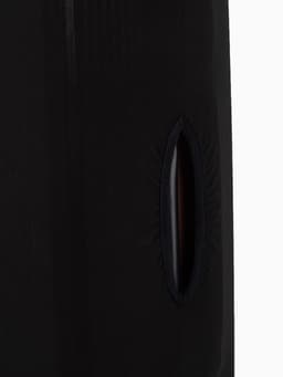 Чехол на чемодан на колёсах, 20" (S), однотонный, чёрный