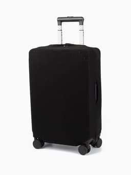 Чехол на чемодан на колёсах, 28" (L), однотонный, чёрный