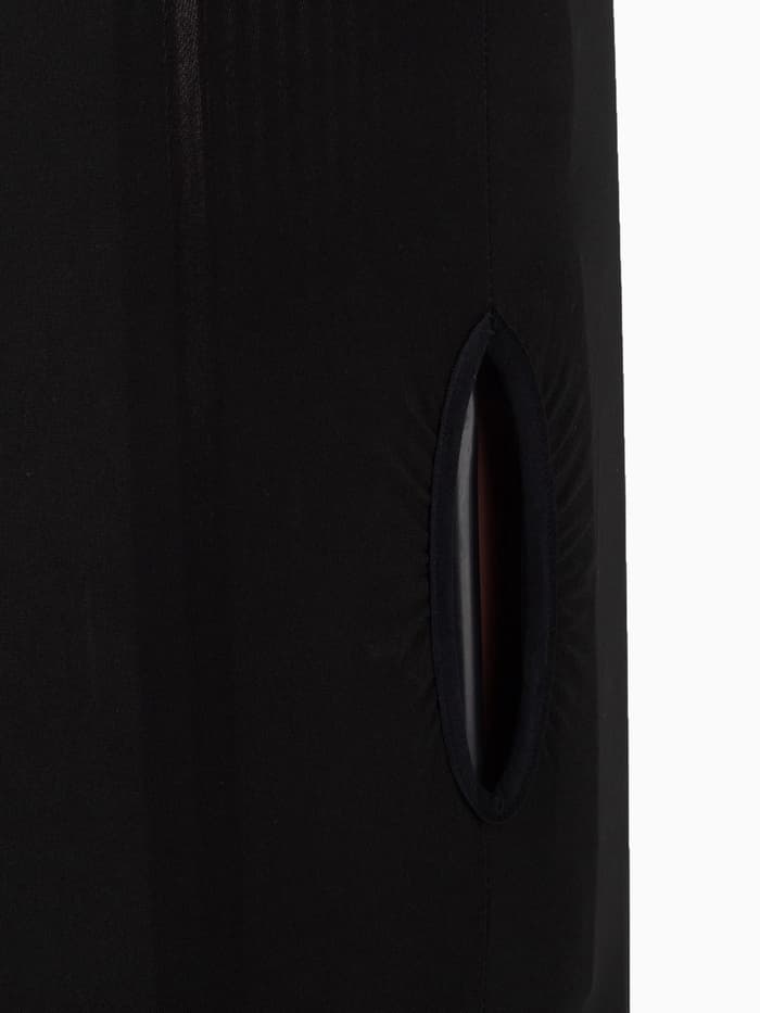 Чехол на чемодан на колёсах, 28" (L), однотонный, чёрный