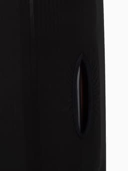 Чехол на чемодан на колёсах, 28" (L), однотонный, чёрный