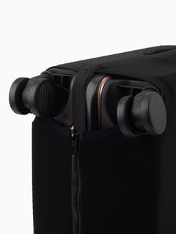 Чехол на чемодан на колёсах, 28" (L), однотонный, чёрный