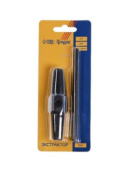 Экстрактор ТУНДРА, CrV, левая резьба 13-19 мм 1/2", 15-22 мм 3/4"