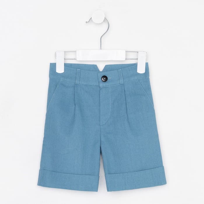 Шорты для мальчика MINAKU: Casual collection, синие, рост 110 см