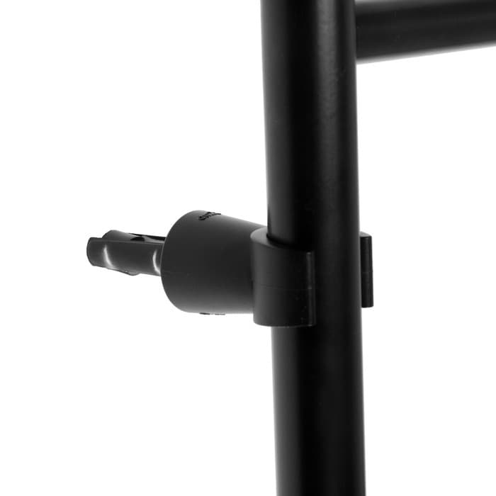 Полотенцесушитель электрический ТЕРА «Электра», 500×600 мм, 4 перекладины, черный