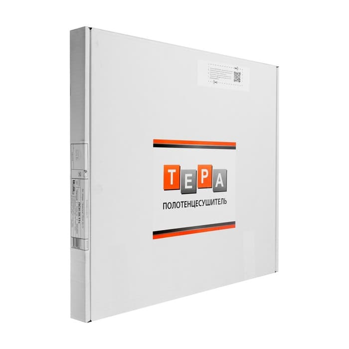 Полотенцесушитель электрический ТЕРА «Электра», 500×600 мм, 4 перекладины, черный