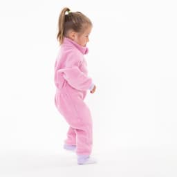 Комбинезон для девочки флисовый, розовый, рост 98-104 см