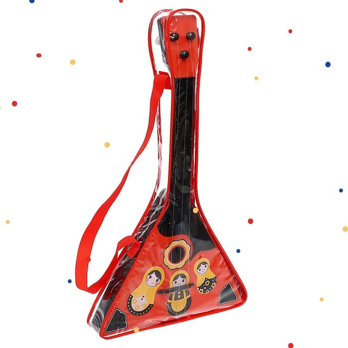 Балалайка «Матрёшка», цвет бежевый