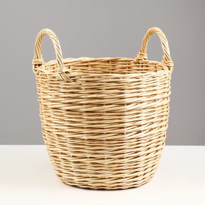 Корзина плетёная «Ушат», 28×28 см