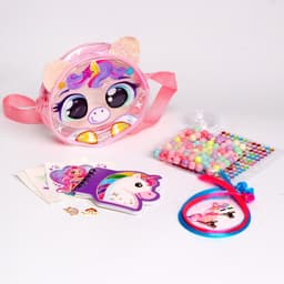 Переводные татуировки детские с прядями, стразами, в сумочке