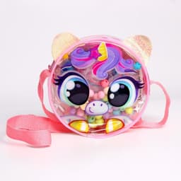 Переводные татуировки детские с прядями, стразами, в сумочке