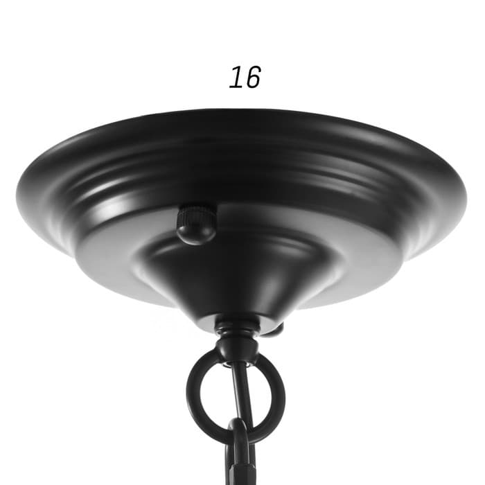 Люстра 2716/6 E27 40 Вт черный 80×80×55-85 см BayerLux