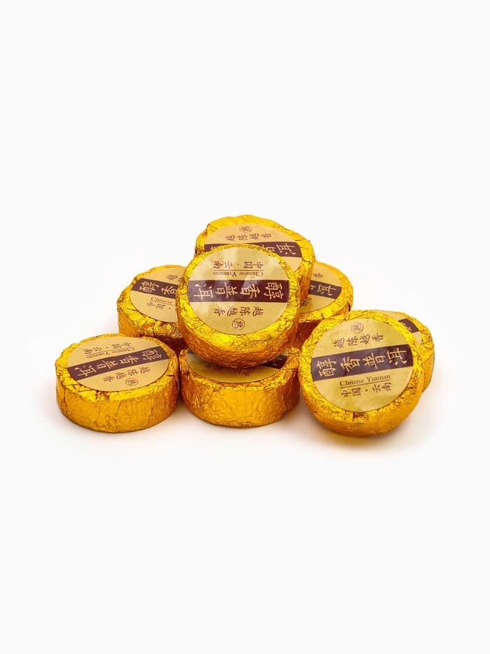 Чай китайский выдержанный «ДЖЕКИЧАЙ. Шу Пуэр», (набор 8 шт.), Юньнань, 2017 г, 50 г