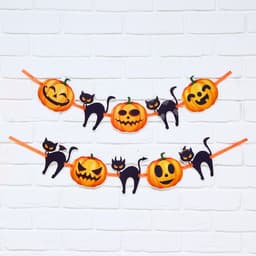 Гирлянда на ленте на Хэллоуин Happy Halloween, длина 250 см