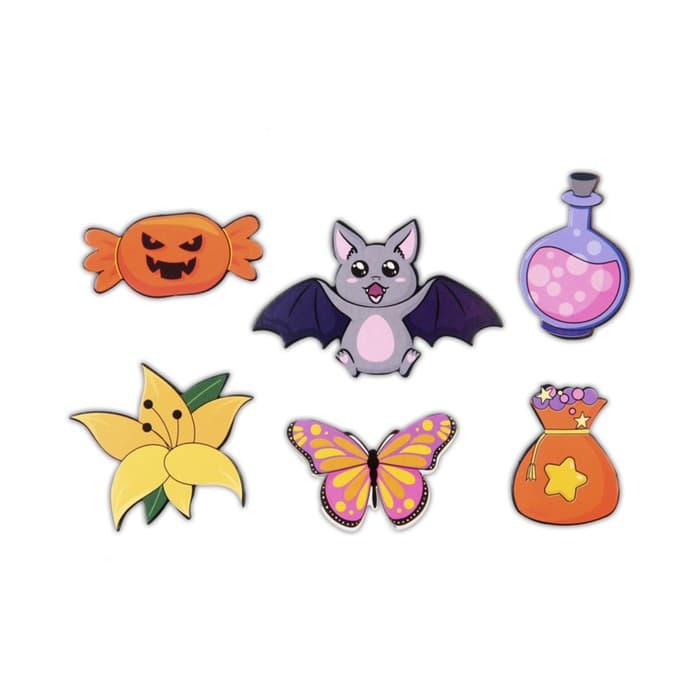 Набор для проведения праздника «Кошмарно веселый хеллоуин», 17×23 см