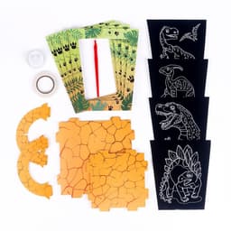 Ночник своими руками «Создай ночник с гравюрой. Динозавр», 3Д конструктор, голографическая гравюра, набор для творчества