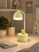 Лампа настольная RISALUX «Мини лягушонок», светодиодная, 3 режима, 6.4 Вт, USB, салатовая, 10×10×37.5 см
