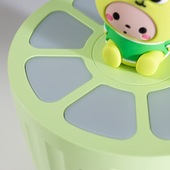 Лампа настольная «Мини лягушонок» LEd=3 режима 6.4 Вт USB салатовый 10×10×37.5 см RISALUX