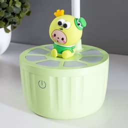Лампа настольная «Мини лягушонок» LEd=3 режима 6.4 Вт USB салатовый 10×10×37.5 см RISALUX