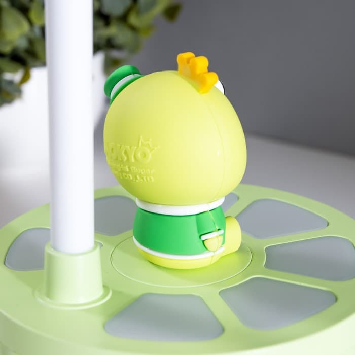 Лампа настольная «Мини лягушонок» LEd=3 режима 6.4 Вт USB салатовый 10×10×37.5 см RISALUX