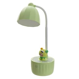 Лампа настольная «Мини лягушонок» LEd=3 режима 6.4 Вт USB салатовый 10×10×37.5 см RISALUX