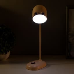 Лампа настольная «Мими» LED 3 Вт диммер USB розовый 8×12.5×32 см RISALUX