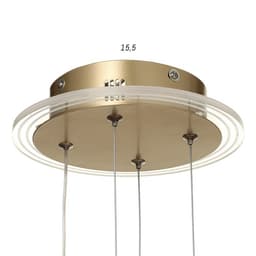 Люстра «Стрекоза»LED 48 Вт 3000-6000К золото 52×52×80 см BayerLux