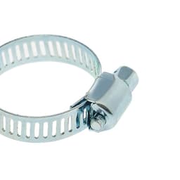 Хомут червячный ZEIN, сквозная просечка, диаметр 16-25 мм, ширина 8 мм, оцинкованный