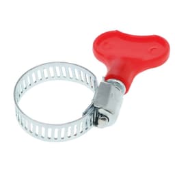 Хомут червячный с «барашком» ZEIN, сквозная просечка, диаметр 13-23 мм, оцинкованный