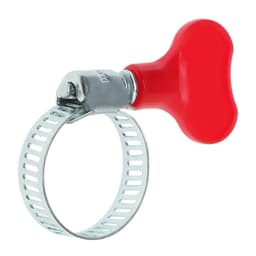 Хомут червячный с «барашком» ZEIN, сквозная просечка, диаметр 13-23 мм, оцинкованный