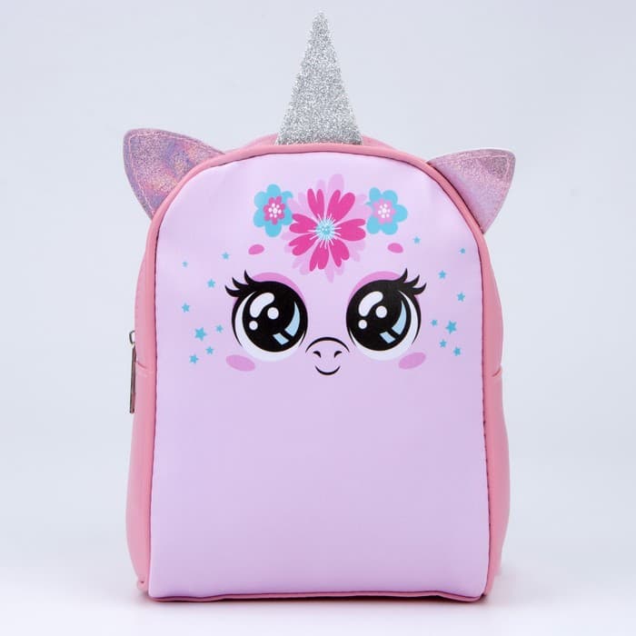 Рюкзак детский для девочки «Единорог», 15 см × 5 см × 20 см