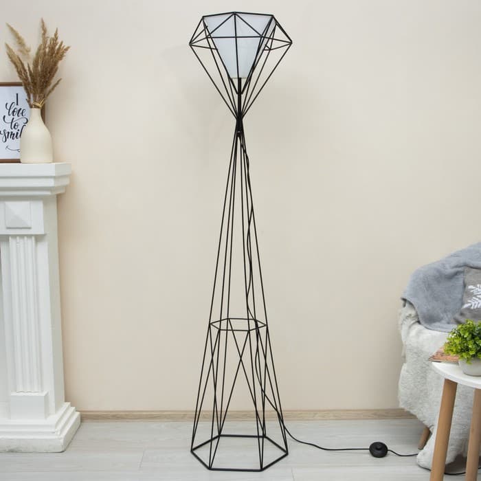 Торшер 19081/1 E27 40 Вт черный 35×35×175 см