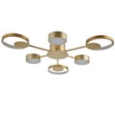 Люстра с ПДУ 2301/6GD LED 120 Вт 3000-6000К золото 75×75×8 см BayerLux