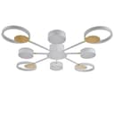 Люстра с ПДУ 2301/8WT LED 160 Вт 3000-6000К белый 93×93×8 см BayerLux