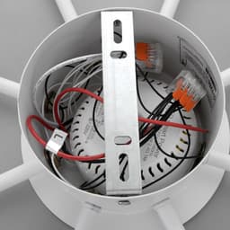 Люстра с ПДУ 2301/8WT LED 160 Вт 3000-6000К белый 93×93×8 см BayerLux