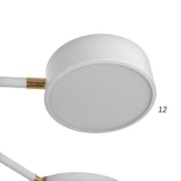 Люстра с ПДУ 2301/8WT LED 160 Вт 3000-6000К белый 93×93×8 см BayerLux